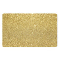 Gold (NOT Real) Glitter Print Polyester Doormat