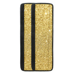 Gold (NOT Real) Glitter Print Refrigerator Handle Covers