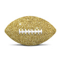 Gold (NOT Real) Glitter Print Rugby Ball