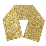 Gold (NOT Real) Glitter Print Scarf