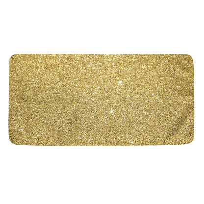 Gold (NOT Real) Glitter Print Towel