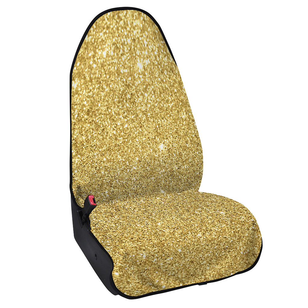 Gold (NOT Real) Glitter Print Waterproof Car Seat Cover