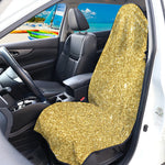Gold (NOT Real) Glitter Print Waterproof Car Seat Cover