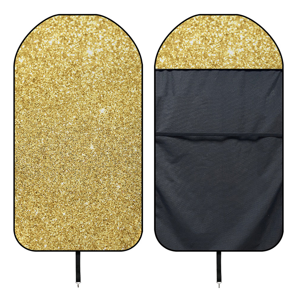 Gold (NOT Real) Glitter Print Waterproof Car Seat Cover