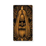 Gold Odin With Huginn And Muninn Print Baby Crib Sheet