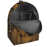 Gold Odin With Huginn And Muninn Print Backpack