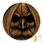 Gold Odin With Huginn And Muninn Print Basketball