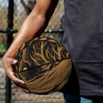 Gold Odin With Huginn And Muninn Print Basketball