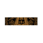 Gold Odin With Huginn And Muninn Print Bed Runner