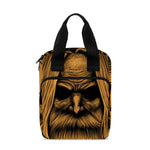 Gold Odin With Huginn And Muninn Print Bible Tote Bag