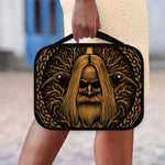 Gold Odin With Huginn And Muninn Print Classic Bible Case