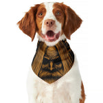 Gold Odin With Huginn And Muninn Print Dog Bandana