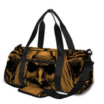 Gold Odin With Huginn And Muninn Print Gym Bag
