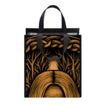 Gold Odin With Huginn And Muninn Print Insulated Lunch Tote