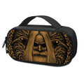 Gold Odin With Huginn And Muninn Print Portable Cooler Travel Case