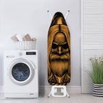 Gold Odin With Huginn And Muninn Print Ironing Board Cover