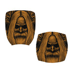 Gold Odin With Huginn And Muninn Print Office Chair Cover