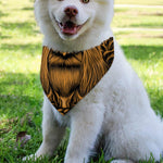 Gold Odin With Huginn And Muninn Print Over The Collar Dog Bandana