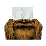 Gold Odin With Huginn And Muninn Print Rectangle Tissue Box Cover