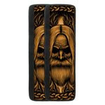 Gold Odin With Huginn And Muninn Print Refrigerator Handle Covers