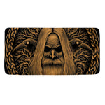 Gold Odin With Huginn And Muninn Print Towel