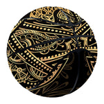 Gold Om Lotus Print Basketball