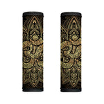Gold Om Lotus Print Handle Covers