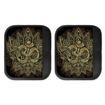 Gold Om Lotus Print Handle Covers