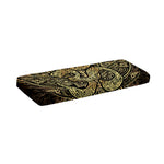 Gold Om Lotus Print Piano Keyboard Cover