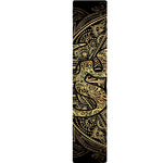 Gold Om Lotus Print Table Runner