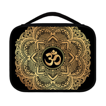Gold Om Mandala Print Classic Bible Case