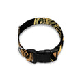 Gold Om Mandala Print Dog Collar