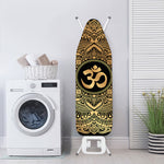Gold Om Mandala Print Ironing Board Cover