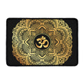 Gold Om Mandala Print Kitchen Mat