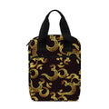 Gold Om Symbol Pattern Print Bible Tote Bag