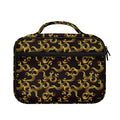 Gold Om Symbol Pattern Print Briefcase Bible Bag