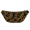 Gold Om Symbol Pattern Print Fanny Pack