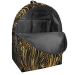 Gold Owl Spirit Print Backpack
