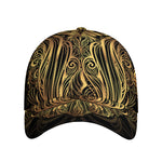 Gold Owl Spirit Print Baseball Cap
