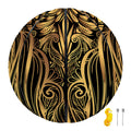 Gold Owl Spirit Print Basketball