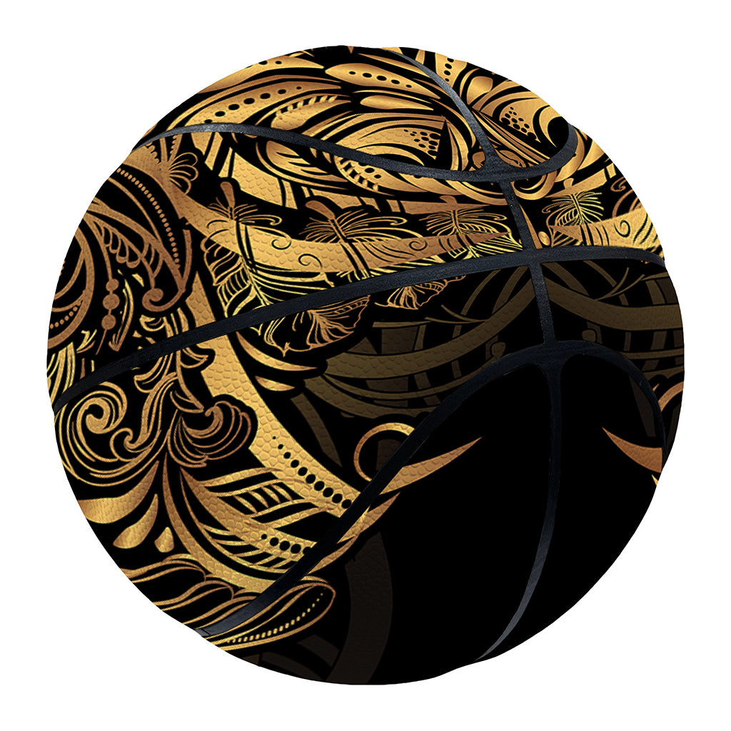 Gold Owl Spirit Print Basketball