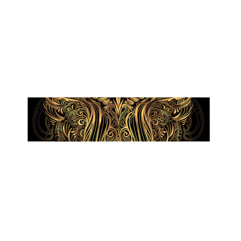 Gold Owl Spirit Print Bed Runner