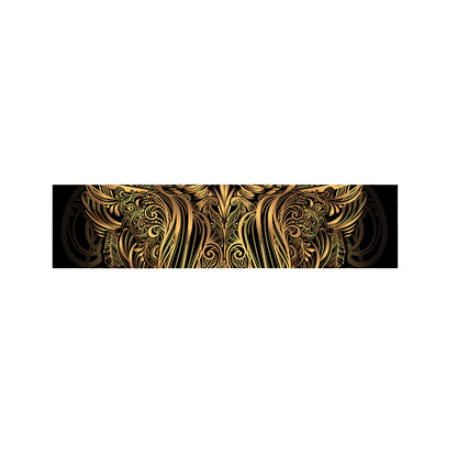 Gold Owl Spirit Print Bed Runner
