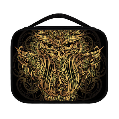 Gold Owl Spirit Print Classic Bible Case