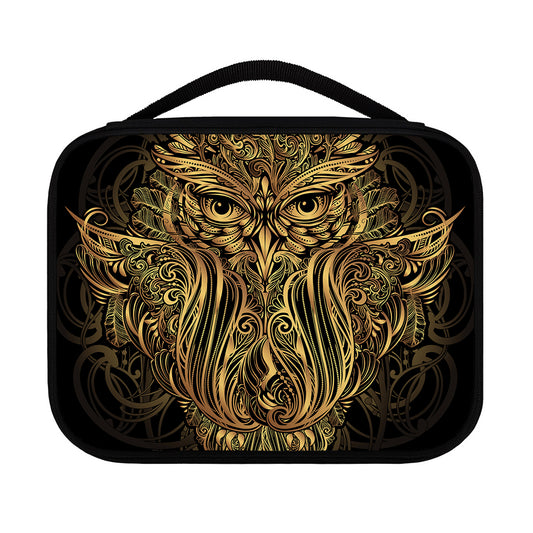 Gold Owl Spirit Print Classic Bible Case