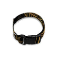 Gold Owl Spirit Print Dog Collar