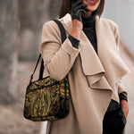 Gold Owl Spirit Print Double Strap Bible Bag