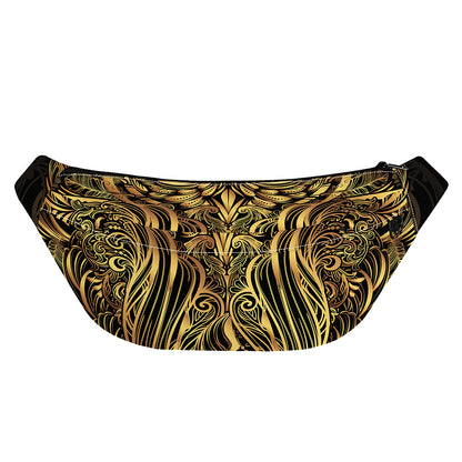 Gold Owl Spirit Print Fanny Pack
