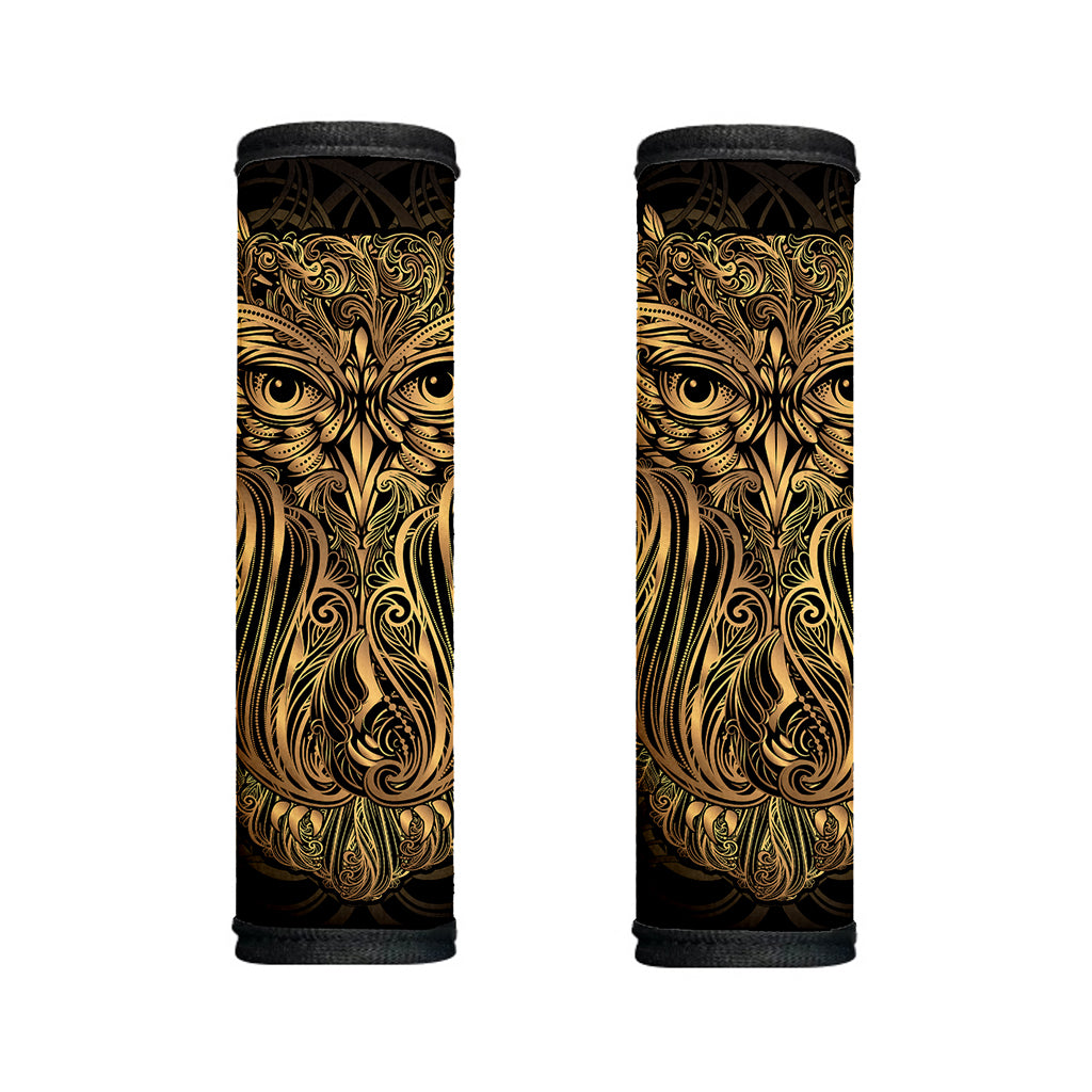Gold Owl Spirit Print Handle Covers