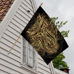 Gold Owl Spirit Print House Flag